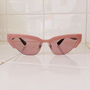 Miu Miu 59mm Modern cat eye pink